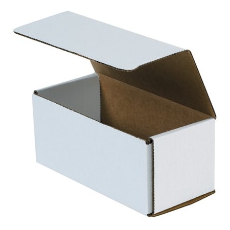 Bsc Preferred 7-1/2 x 3-1/2 x 3-1/4'' White Corrugated Mailers, 50PK BUY00027153